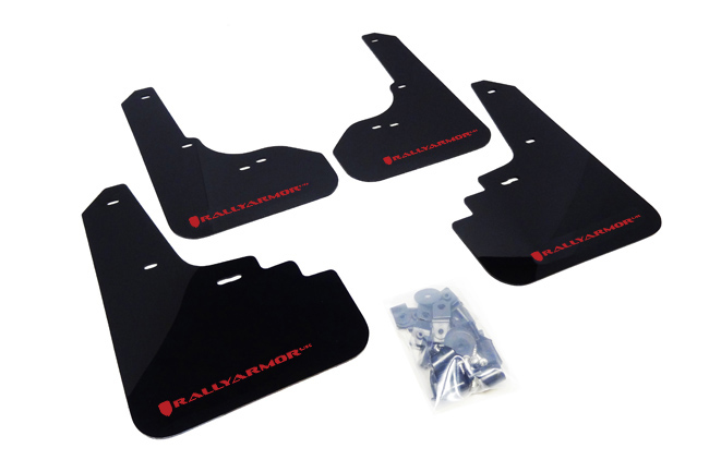 (05-09) Outback - Rally Armor - UR Mudflaps (Black/Red)
